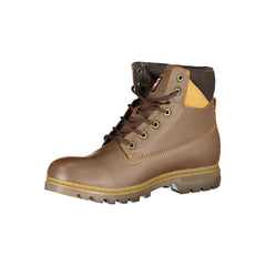 Carrera Chic Lace-Up Boots with Contrasting Details -   -  Carrera.