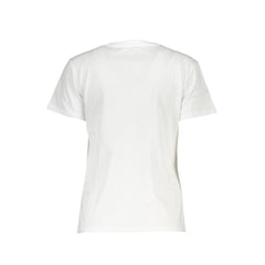 Patrizia Pepe Elegant Short Sleeve Crew Neck Tee with Logo -   -  Patrizia Pepe.