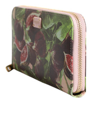 Dolce & Gabbana Multicolor Fig Fruit Dauphine Leather Zip Around Continental Wallet -   -  Dolce & Gabbana.