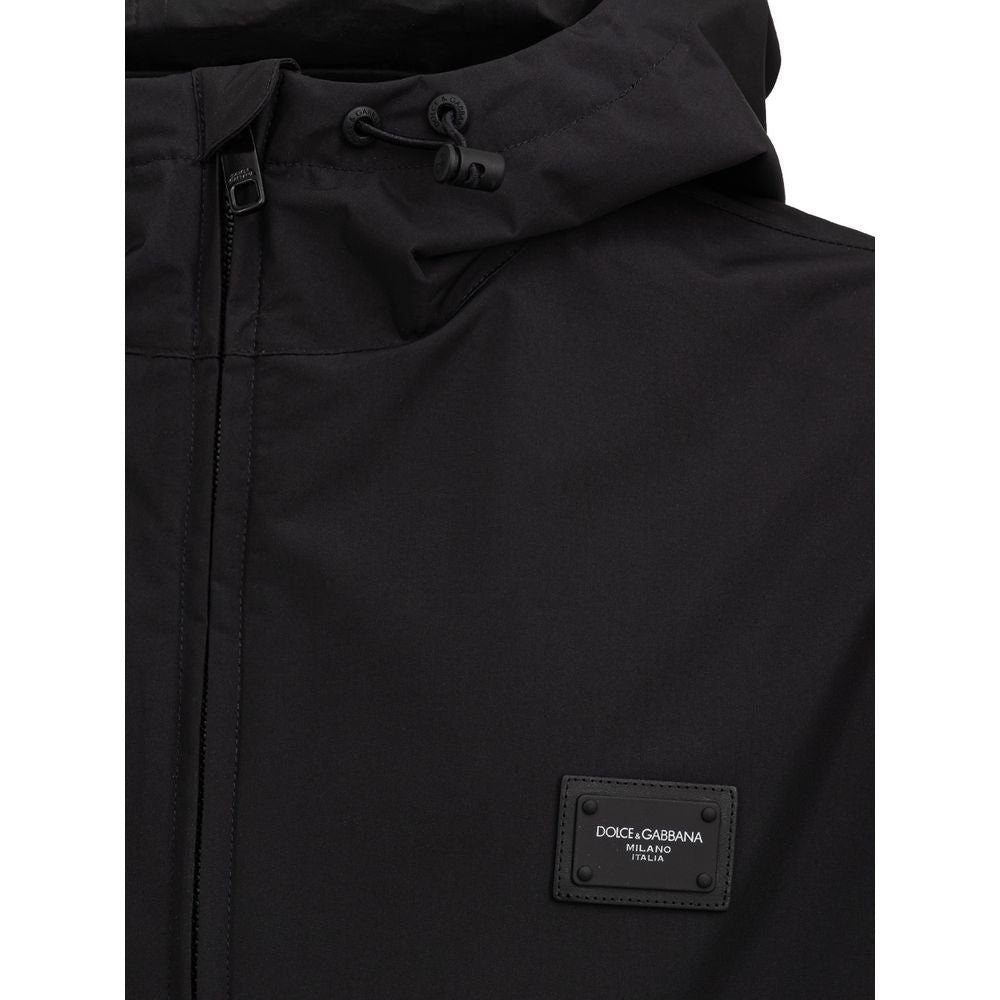 Dolce & Gabbana Black Polyester Jackets & Coat -   -  Dolce & Gabbana.