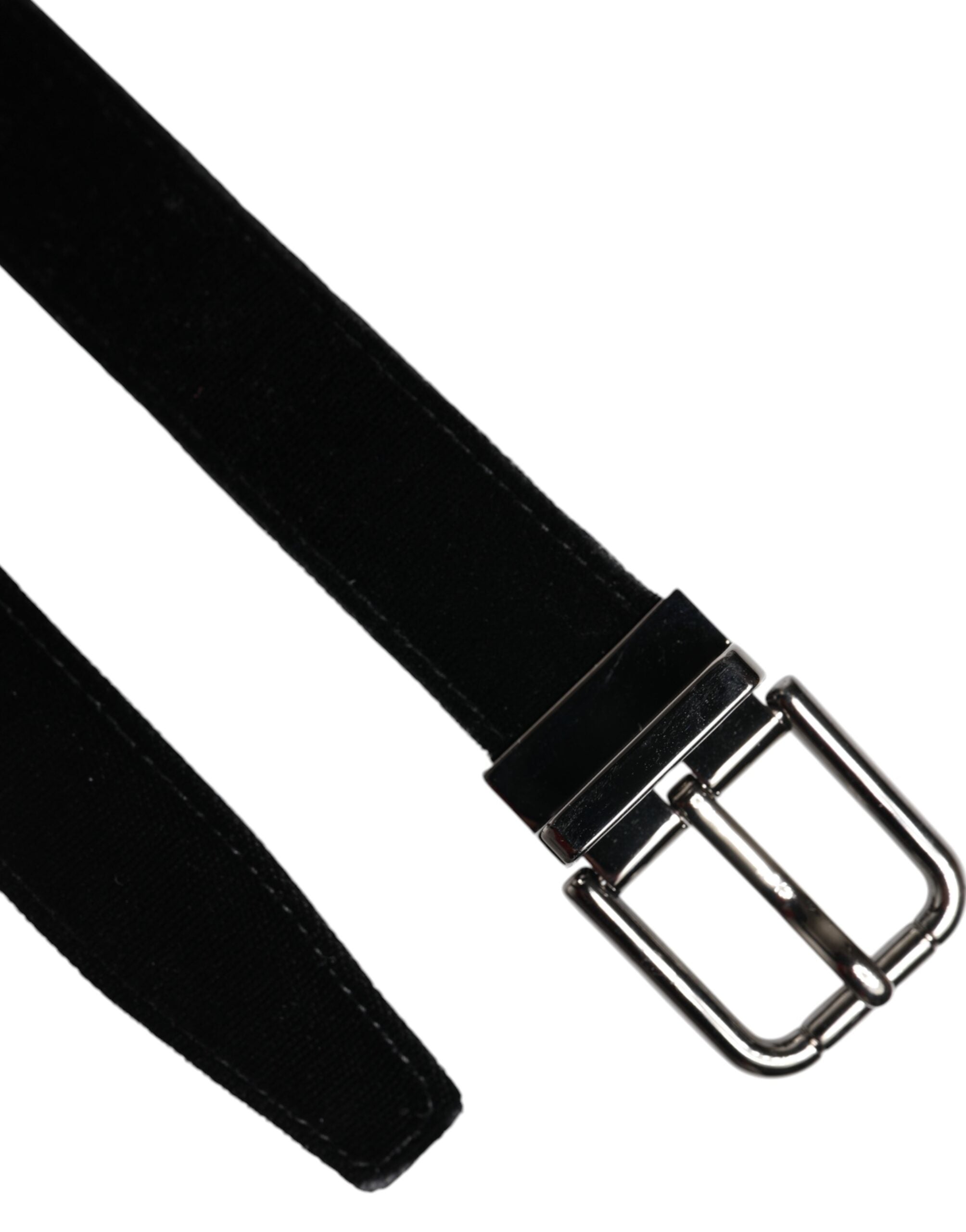 Dolce & Gabbana Black Leather Metal Buckle Classic Belt -   -  Dolce & Gabbana.