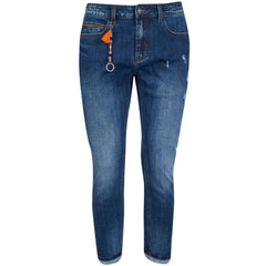 Yes Zee Blue Cotton Men's Jeans -   -  Yes Zee.