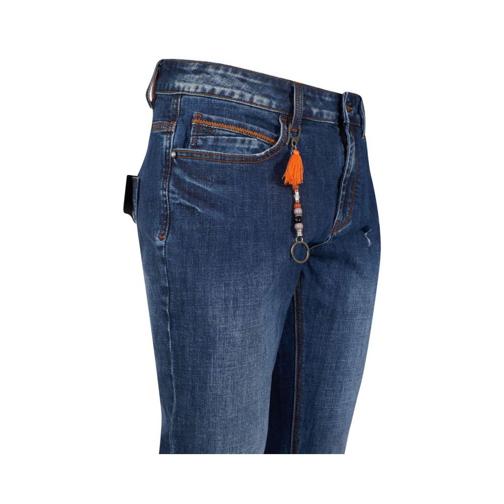 Yes Zee Blue Cotton Men's Jeans -   -  Yes Zee.