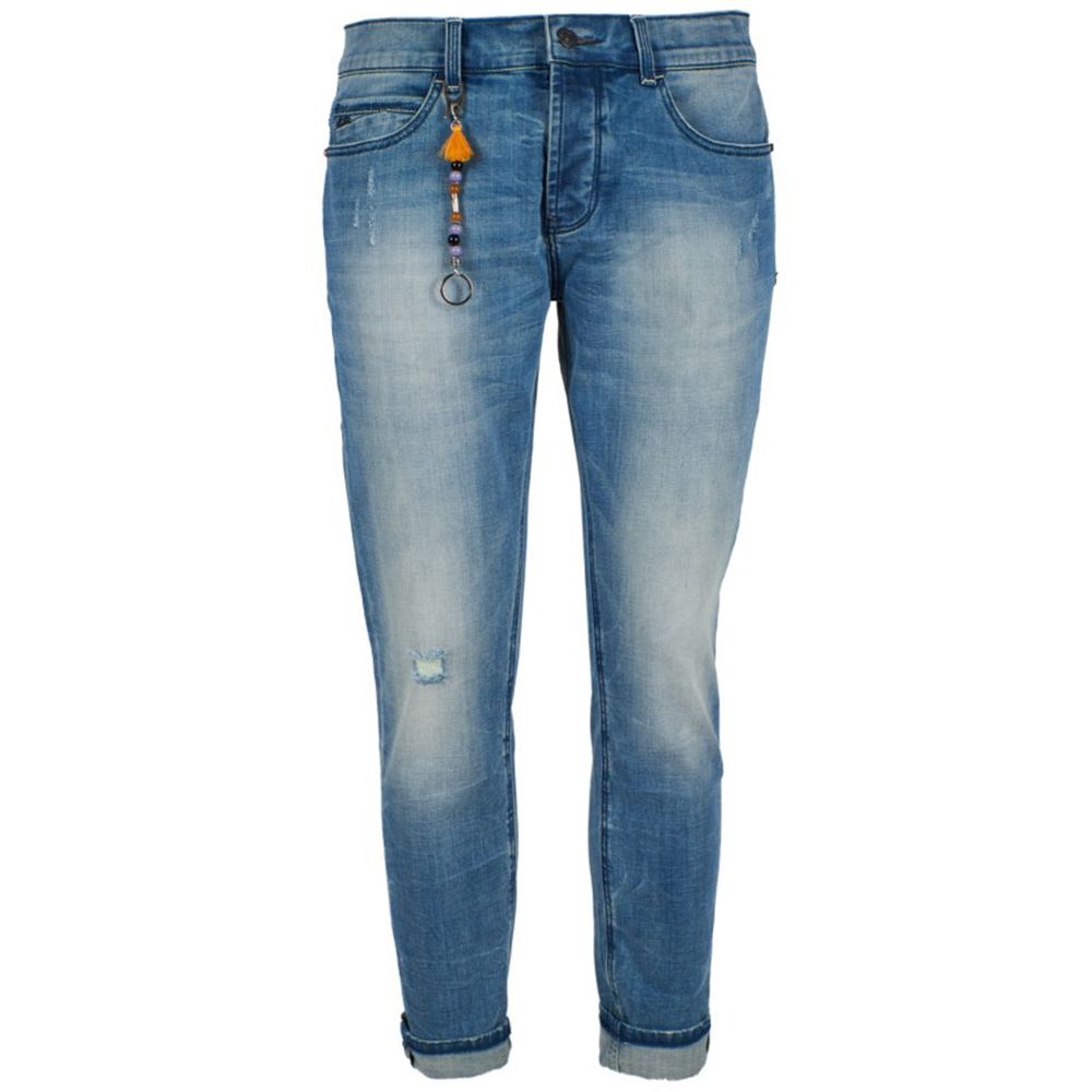 Yes Zee Blue Cotton Men's Slim Fit Jean -   -  Yes Zee.