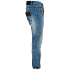 Yes Zee Blue Cotton Men's Slim Fit Jean -   -  Yes Zee.