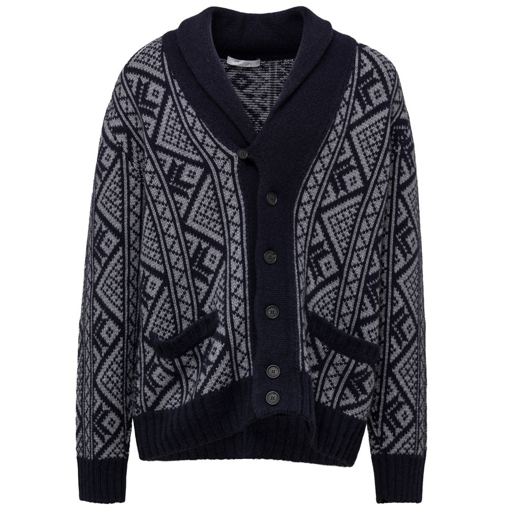 Cruciani Bicolor Cashmere Cardigan -   -  Cruciani.