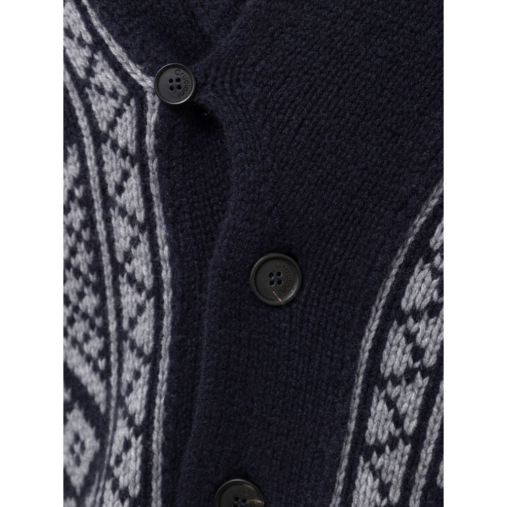 Cruciani Bicolor Cashmere Cardigan -   -  Cruciani.