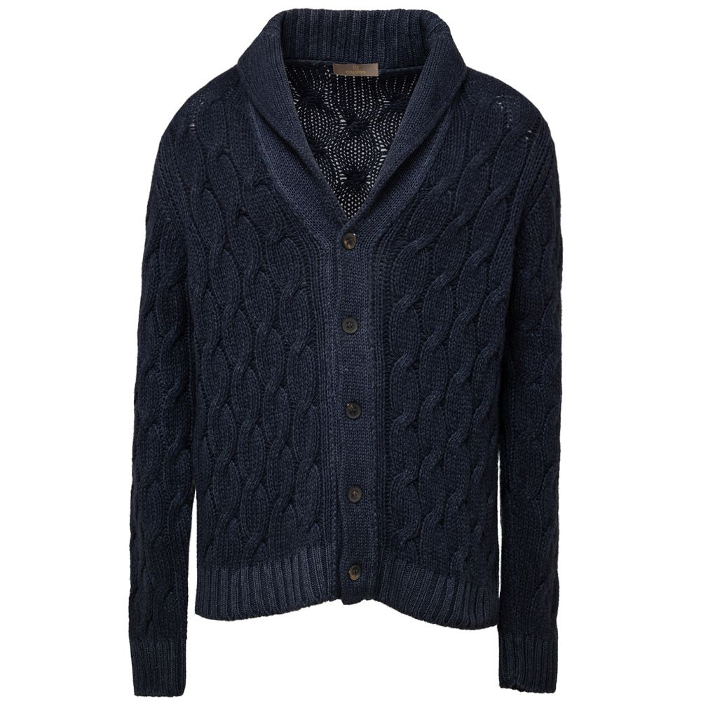 Cruciani Blue Cashmere Cardigan -   -  Cruciani.