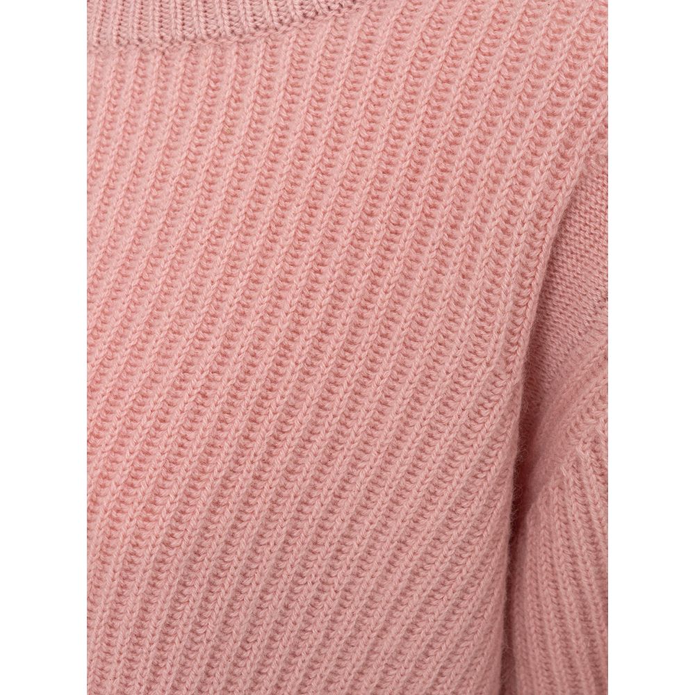 Malo Elegant Cashmere Pink Top - Indulge in Soft Luxury -   -  Malo.