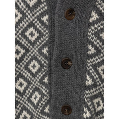 Cruciani Bicolor Cashmere Cardigan -   -  Cruciani.