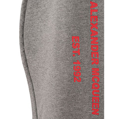 Alexander McQueen Chic Gray Cotton Blend Trousers -   -  Alexander McQueen.