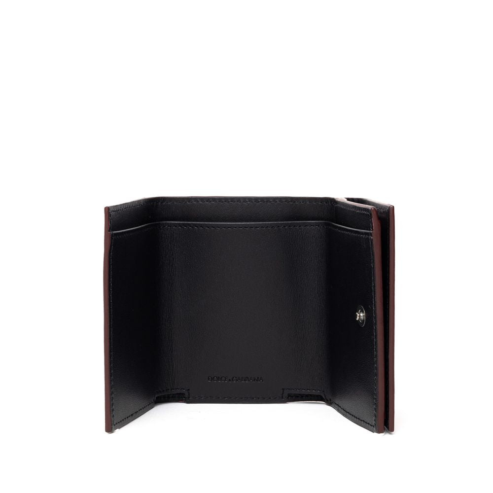 Dolce & Gabbana Red Calfskin Wallet -   -  Dolce & Gabbana.