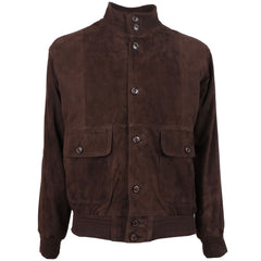 Emilio Romanelli Brown Calfskin Jacket -   -  Emilio Romanelli.