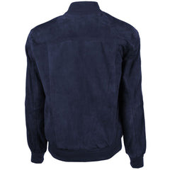 Emilio Romanelli Blue Calfskin Jacket -   -  Emilio Romanelli.