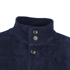 Emilio Romanelli Blue Calfskin Jacket -   -  Emilio Romanelli.