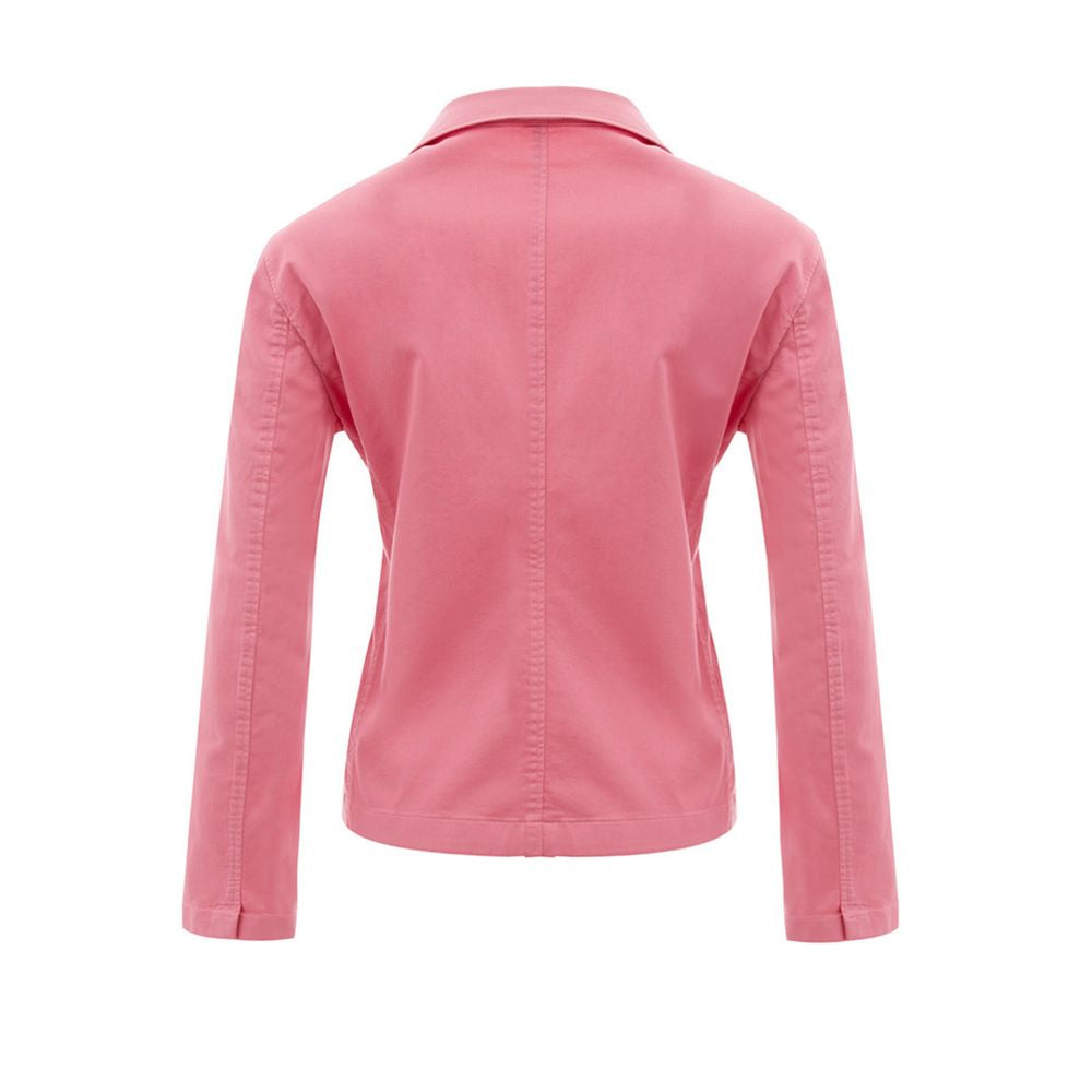 Lardini Elegant Pink Cotton Jacket for Her -   -  Lardini.