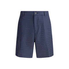 Missoni Tailored Shorts with shiny ZigZag pattern -   -  Missoni.