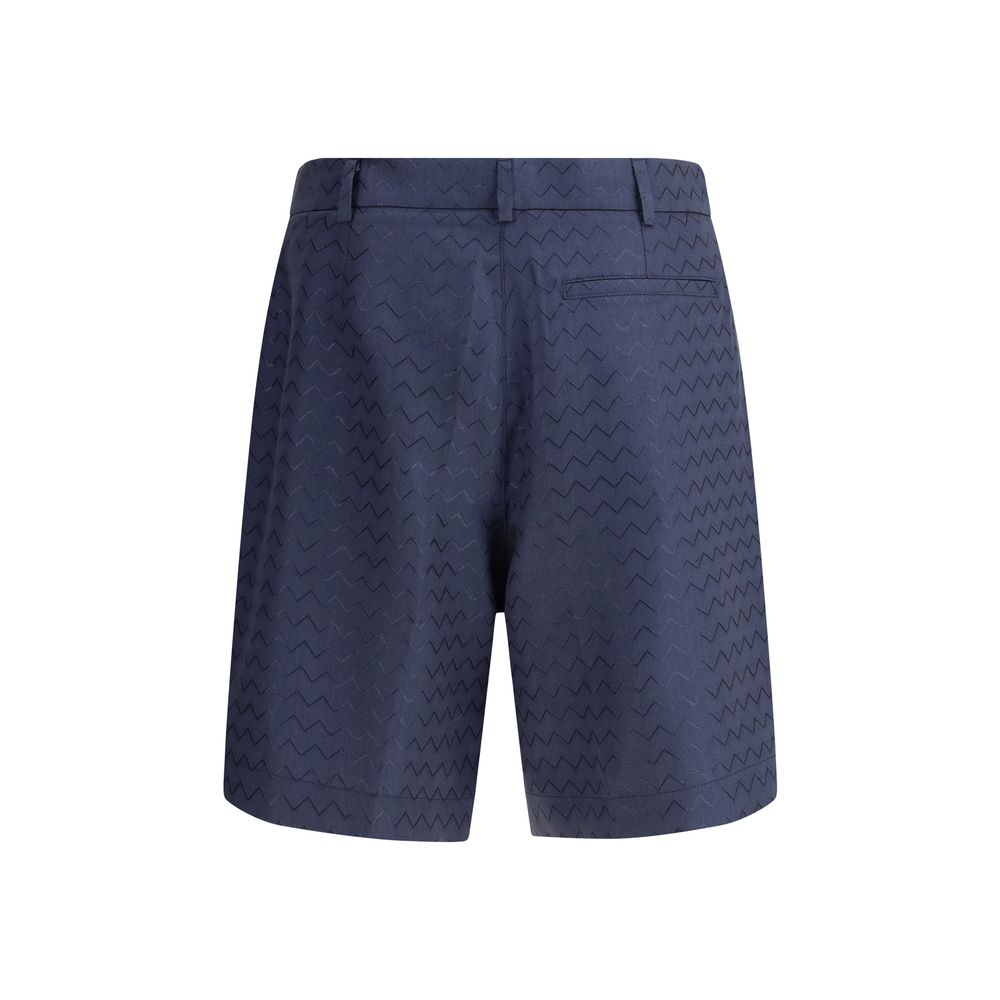 Missoni Tailored Shorts with shiny ZigZag pattern -   -  Missoni.