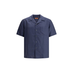 Missoni Bowling Shirt with shiny ZigZag pattern -   -  Missoni.