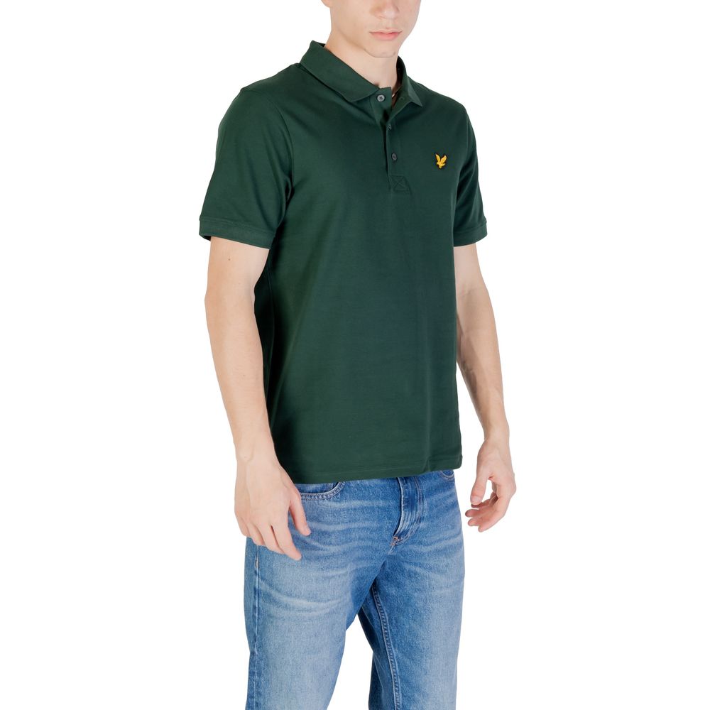 Lyle & Scott Green Cotton Polo Shirt -   -  Lyle & Scott.