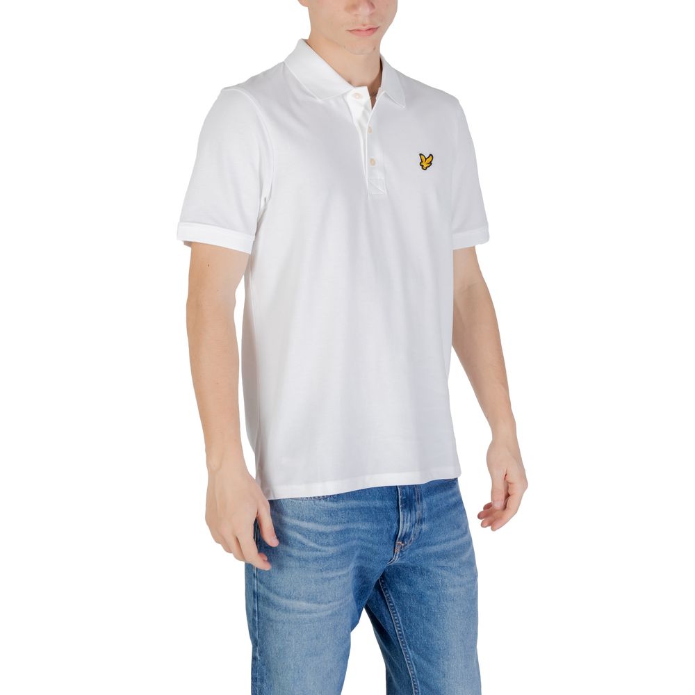 Lyle & Scott White Cotton Polo Shirt -   -  Lyle & Scott.