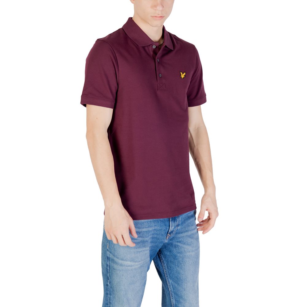 Lyle & Scott Bordeaux Cotton Polo Shirt -   -  Lyle & Scott.