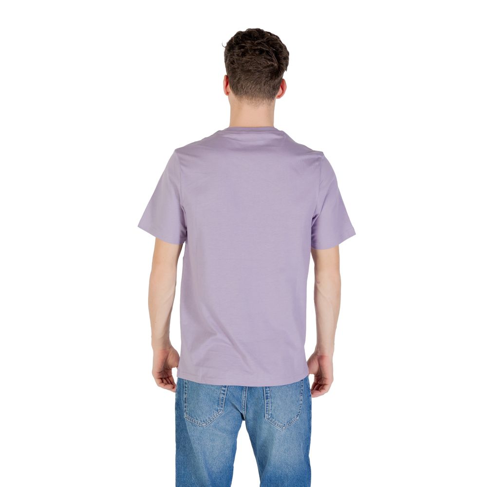 Lyle & Scott Purple Cotton T-Shirt -   -  Lyle & Scott.