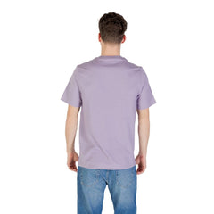 Lyle & Scott Purple Cotton T-Shirt -   -  Lyle & Scott.