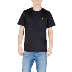 Lyle & Scott Black Cotton T-Shirt -   -  Lyle & Scott.