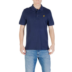 Lyle & Scott Blue Cotton Polo Shirt -   -  Lyle & Scott.
