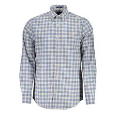 Gant Blue Cotton Men Shirt -   -  Gant.