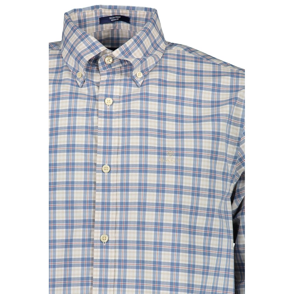 Gant Blue Cotton Men Shirt -   -  Gant.