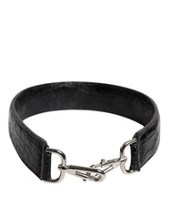 Dolce & Gabbana Black Alligator Leather Bag Shoulder Strap -   -  Dolce & Gabbana.