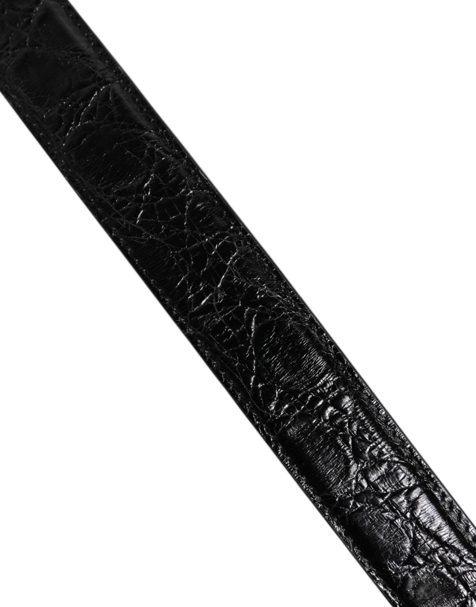 Dolce & Gabbana Black Alligator Leather Bag Shoulder Strap -   -  Dolce & Gabbana.