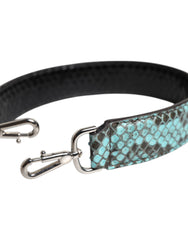 Dolce & Gabbana Black Blue Exotic Leather Bag Shoulder Strap -   -  Dolce & Gabbana.