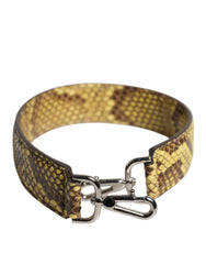 Dolce & Gabbana Yellow Exotic Leather Bag Shoulder Strap -   -  Dolce & Gabbana.