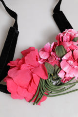 Dolce & Gabbana Multicolor Floral Applique Detail Tie Belt -   -  Dolce & Gabbana.