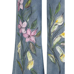 Ella Floral Print Jeans -   -  Ella.