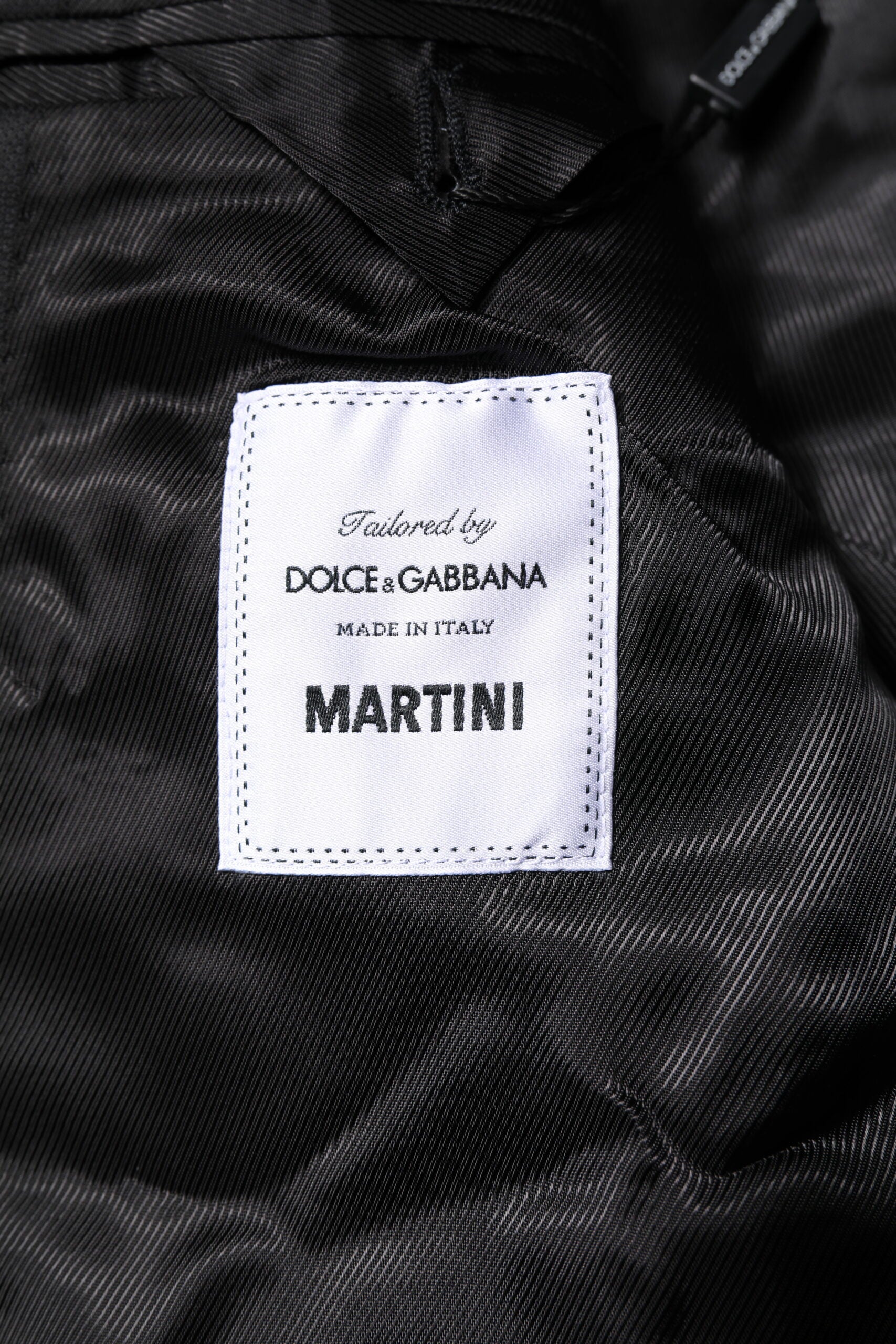 Dolce & Gabbana Black Single Breasted Men Coat MARTINI Blazer -   -  Dolce & Gabbana.