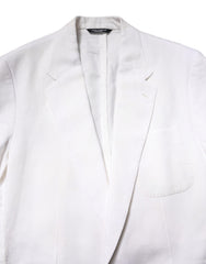 Dolce & Gabbana White Single Breasted Men Coat Blazer Suit -   -  Dolce & Gabbana.