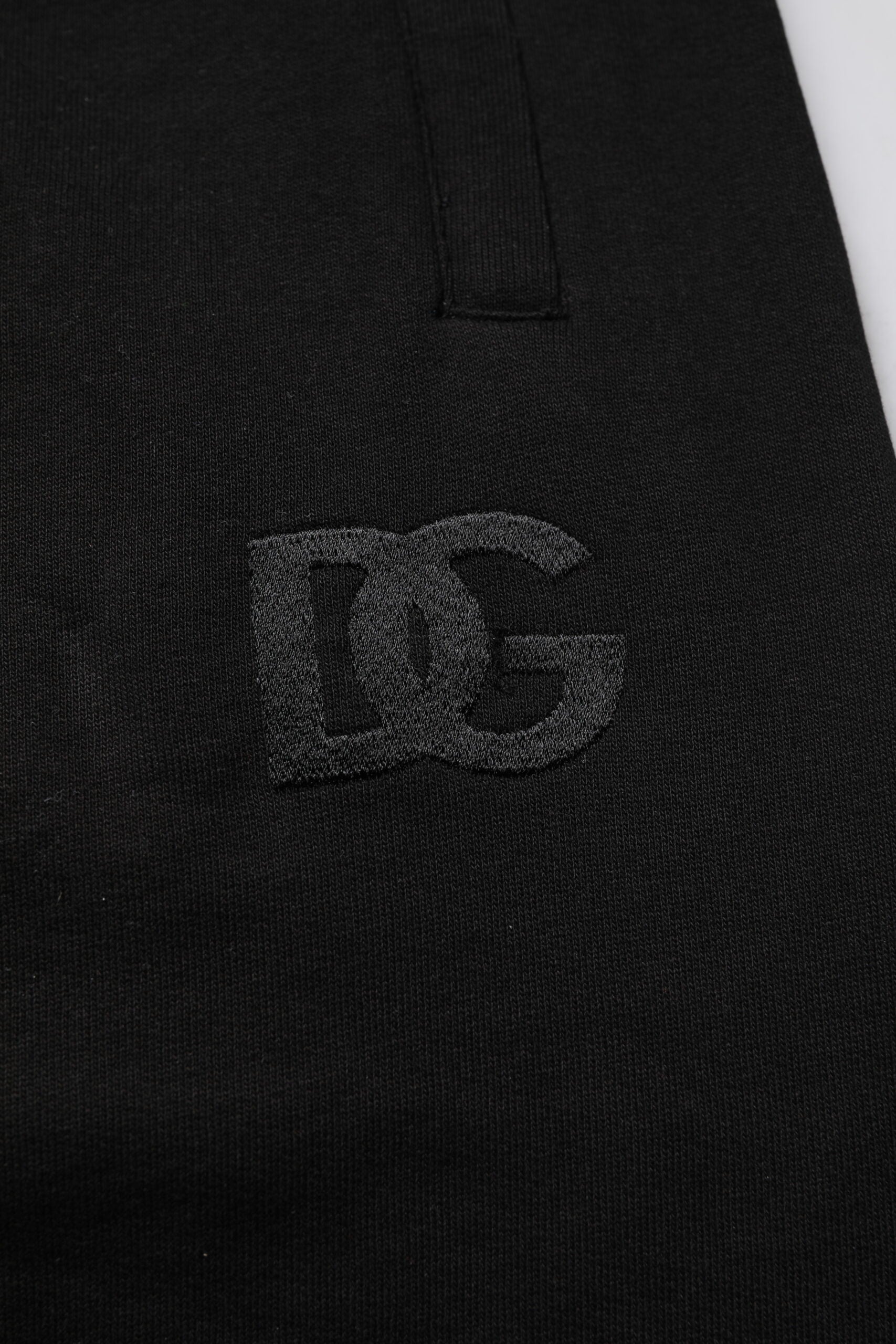 Dolce & Gabbana Black Cotton Mid Waist Jogger Sweatpants Pants -   -  Dolce & Gabbana.
