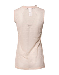 Dolce & Gabbana Beige Nylon Logo Monogram Sleeveless Tank Top -   -  Dolce & Gabbana.