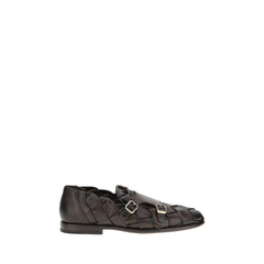 Santoni Woven weave Loafers -   -  Santoni.
