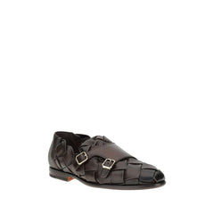 Santoni Woven weave Loafers -   -  Santoni.