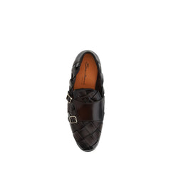 Santoni Woven weave Loafers -   -  Santoni.