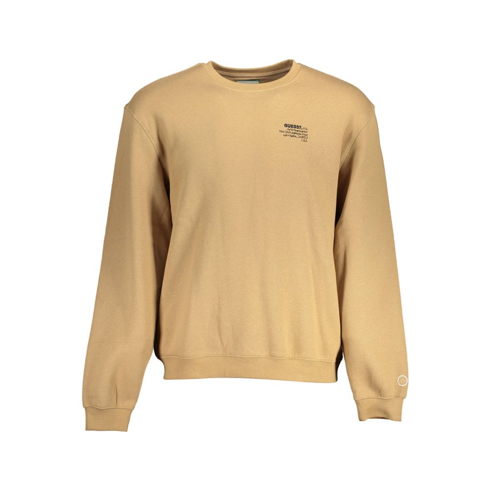 Guess Jeans Beige Cotton Unisex Sweatshirt -   -  Guess Jeans.