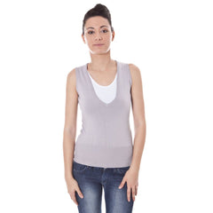 Datch Gray Cotton Sweater -   -  Datch.