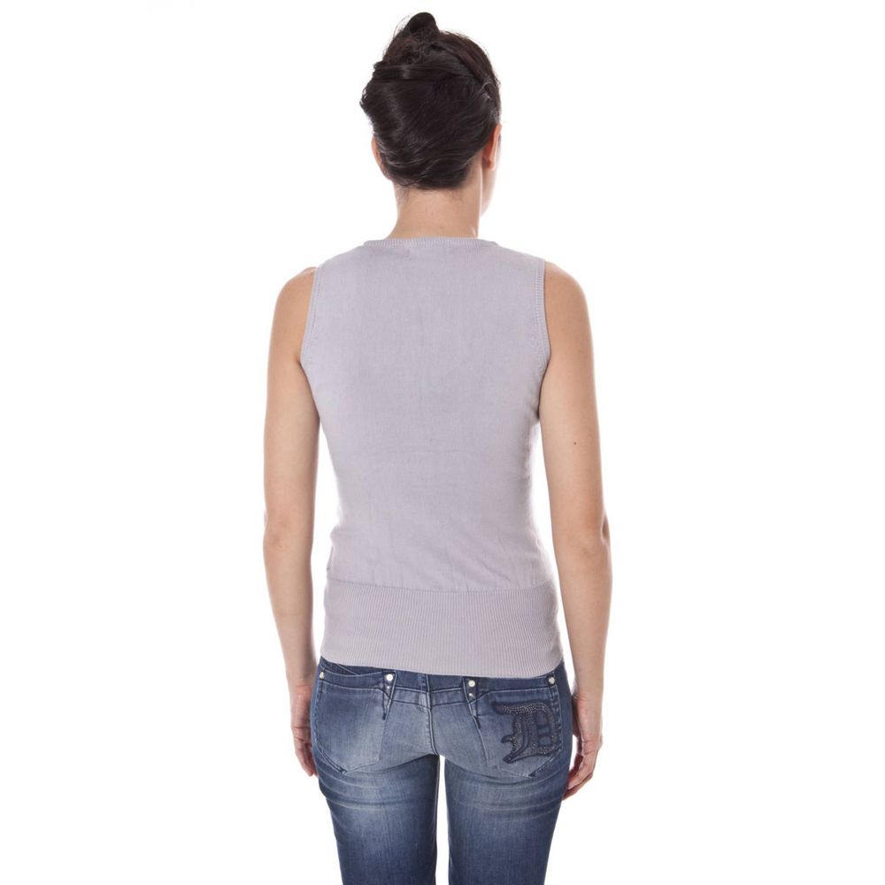 Datch Gray Cotton Sweater -   -  Datch.