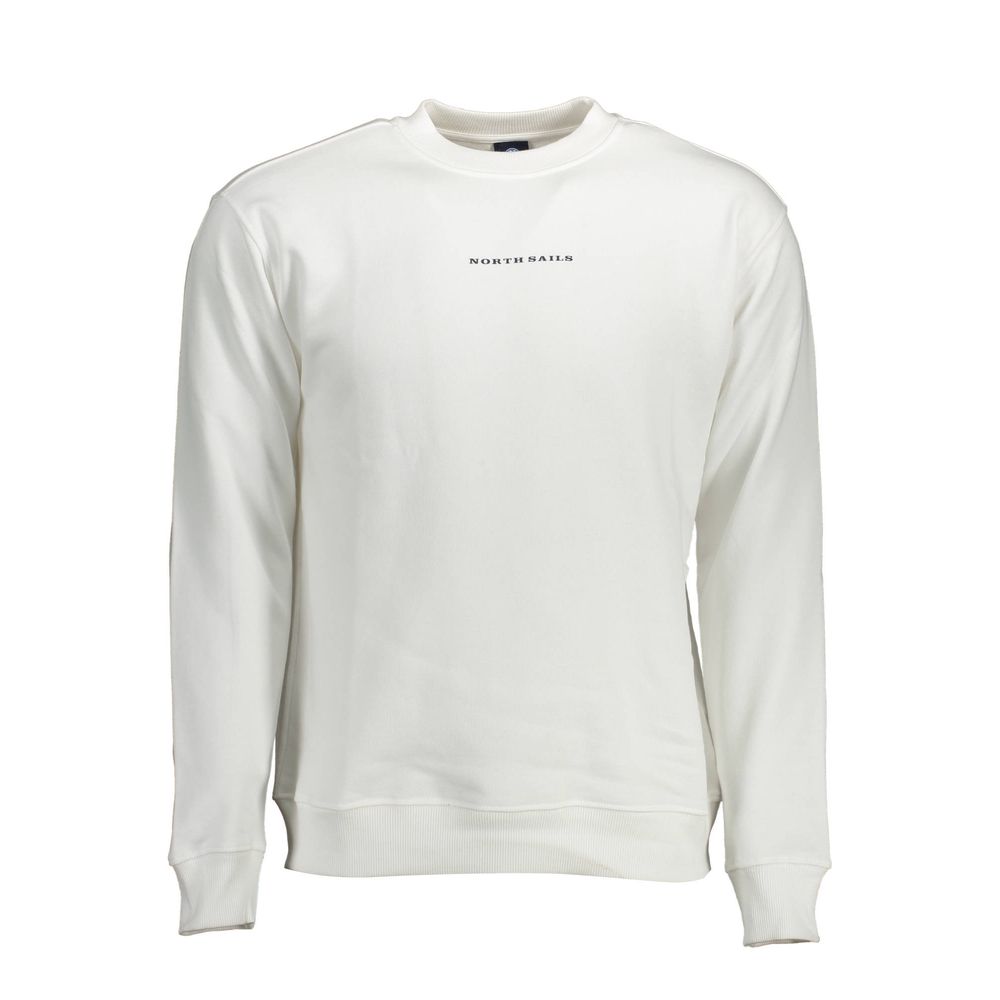 North Sails White Cotton Men Sweater -   -  North Sails.