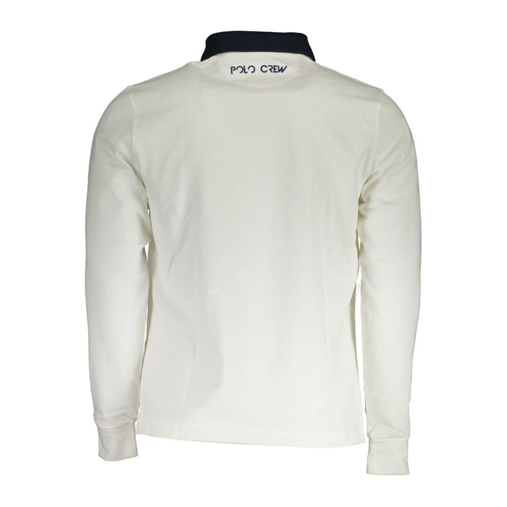 La Martina White Cotton Men Polo Shirt -   -  La Martina.